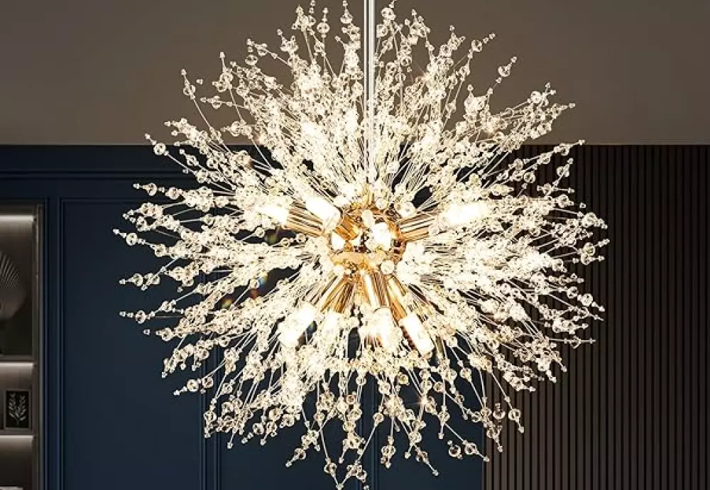 glass globe round chandelier