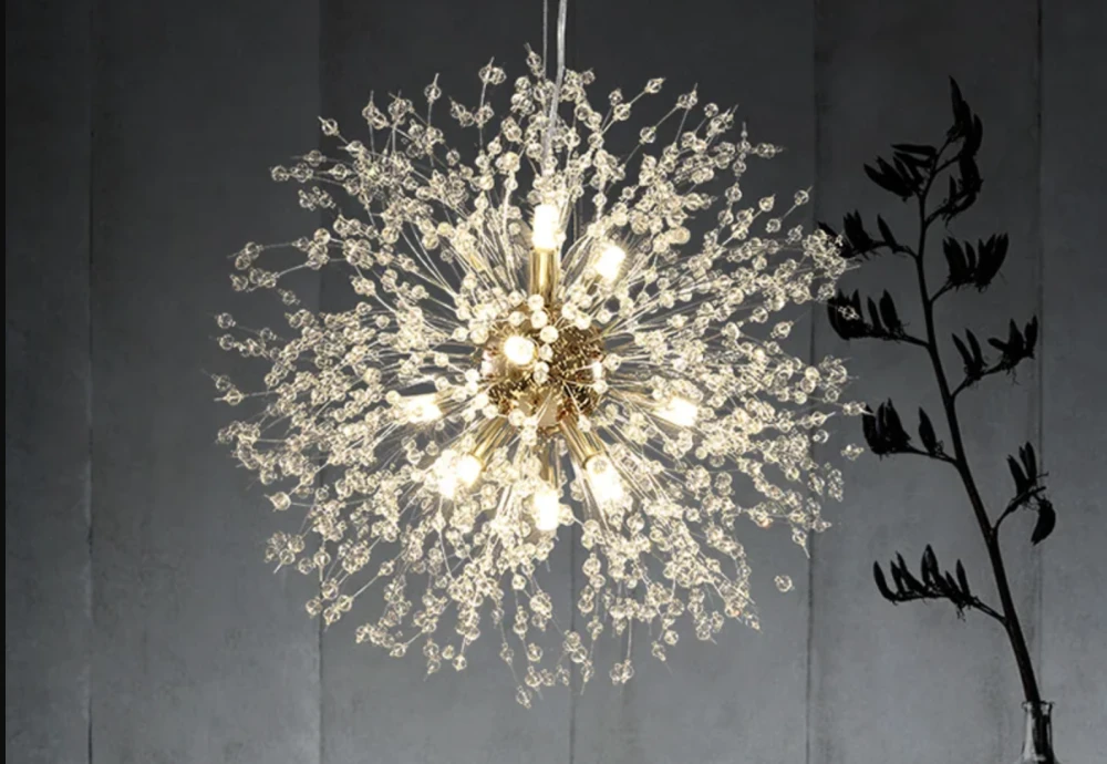 glass globe round chandelier