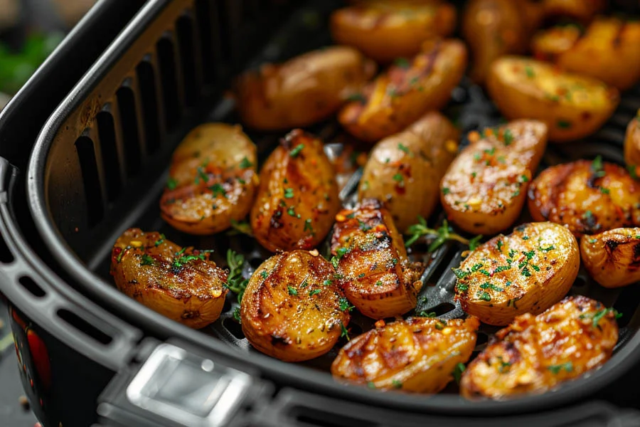 cooking potato wedges in air fryer