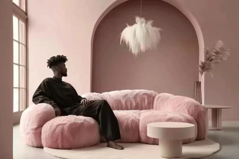 plush sofa couch