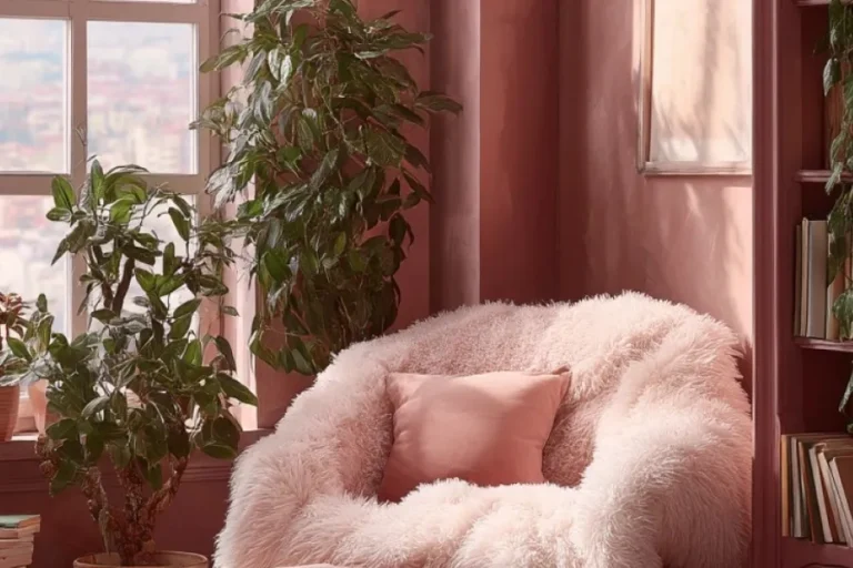 pink modern sofa