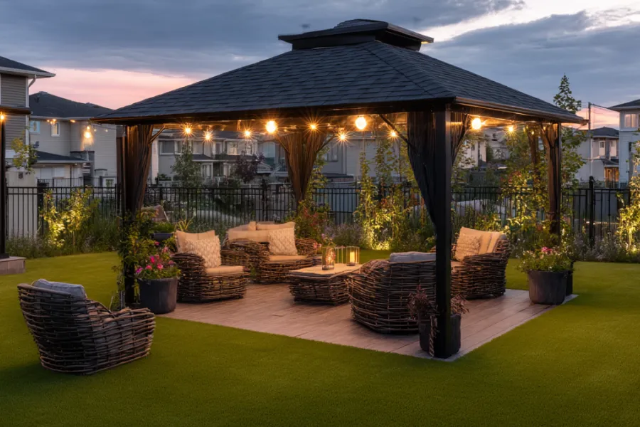 outdoor pop up gazebo