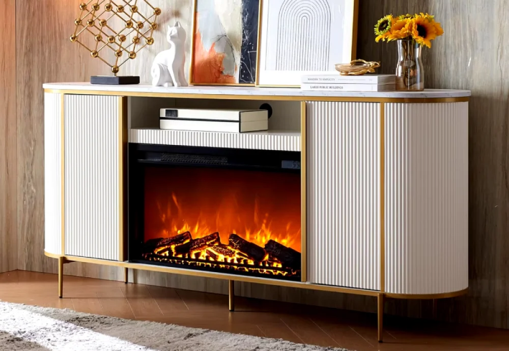 electric portable fireplace