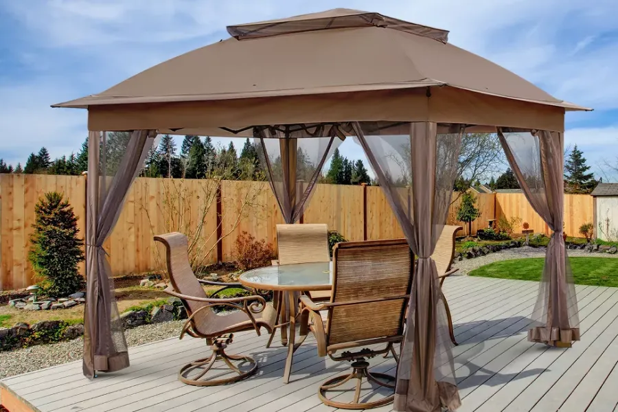 luxury pop up gazebo with sides
